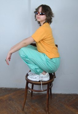 Vintage y2k light summer unisex baggy festival polo shirt 