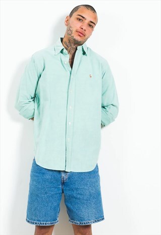 VINTAGE 80S CLASSIC POLO RALPH LAUREN SHIRT / 4952