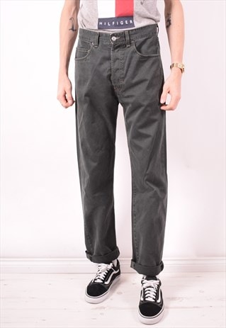 LEVI'S MENS VINTAGE JEANS W32 L32 GREY 90S