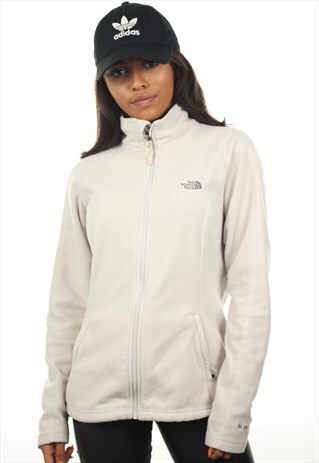 VINTAGE THE NORTH FACE ZIP UP FLEECE TOP