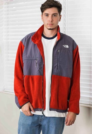 VINTAGE NORTH FACE JACKET LOGO DENALI FLEECE 90S L 26.3