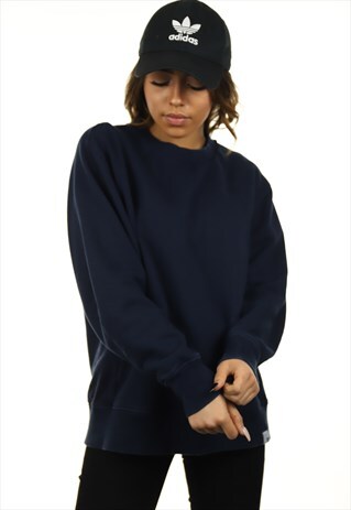 VINTAGE ADIDAS ORIGINALS SWEATSHIRT NAVY