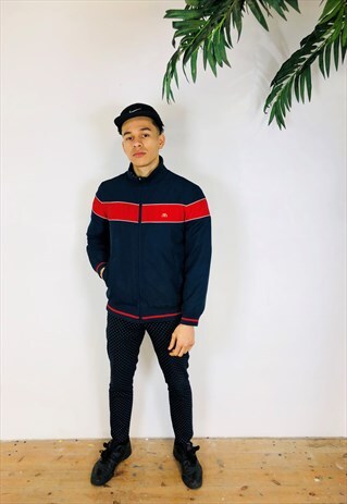 NAVY AND RED ELLESSE JACKET