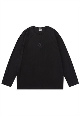 UTILITY SWEATSHIRT CYBERPUNK JUMPER GRUNGE GORPCORE THIN TOP