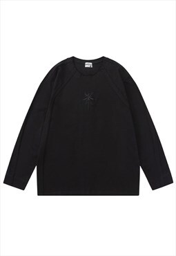 Utility sweatshirt cyberpunk jumper grunge gorpcore thin top