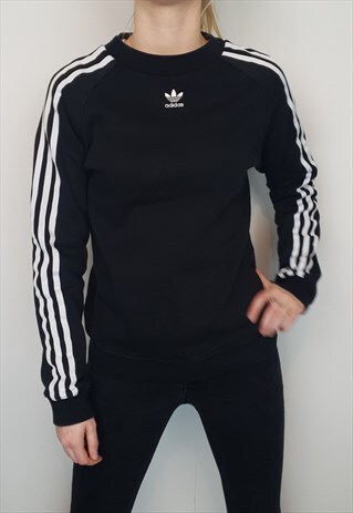 ADIDAS - MIDDLE LOGO BLACK CREWNECK (M)
