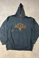 NFL HOODIE EMBROIDERED CHICAGO BEARS PULLOVER SWEATSHIRT