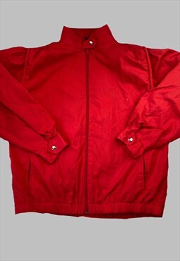 vintage 90s red festival winbreaker jacket