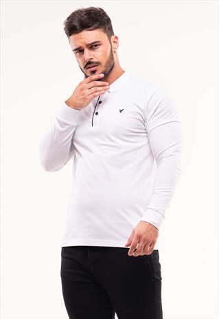 DUSTIN LONG SLEEVED POLO SHIRT