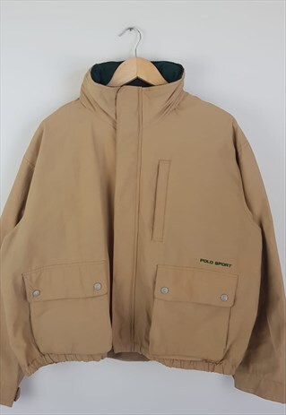 VINTAGE RALPH LAUREN POLO SPORT JACKET BEIGE