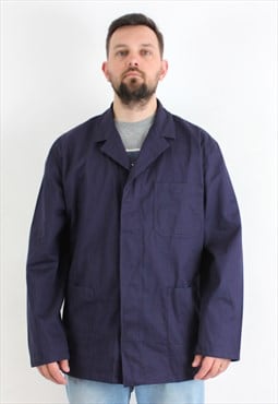SANFOR L Coat US 48 French Worker Jacket Utility 3XL Top