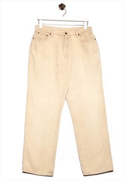 Vintage Northern 90s Corduroy Pants Authentic Look Beige