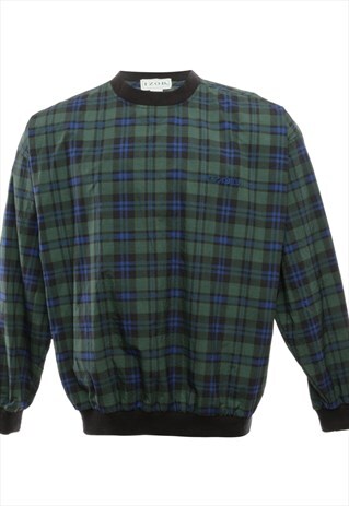 VINTAGE GREEN IZOD JACKET - L