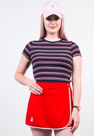 VINTAGE RED 90'S TENNIS SKIRT
