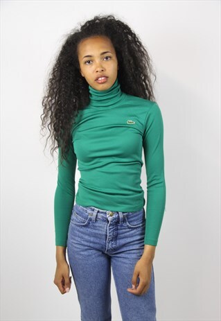 VINTAGE LACOSTE POLO NECK