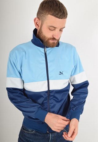 VINTAGE PUMA 80'S JACKET MADE IN W. GERMANY(2052)
