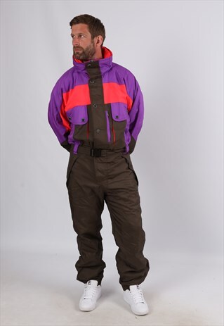 VINTAGE COLMAR FULL SKI SUIT SNOW UK M 40" (6FV)