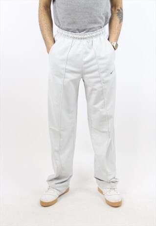 VINTAGE NIKE LIGHT GREY TRACKSUIT BOTTOMS