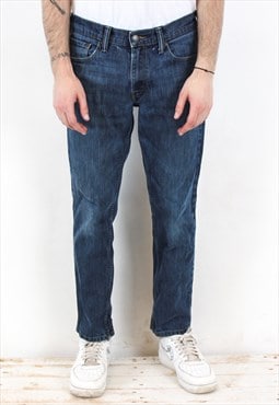511 Vintage Mens W32 L30 Slim Fit Straight Jeans Denim Pants