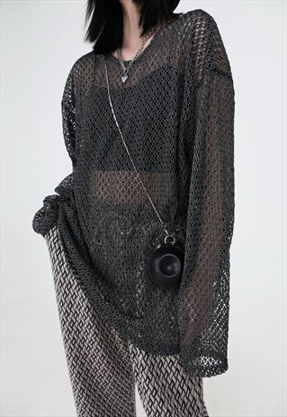 WOMEN'S GRID SHIRT AUTUMN LONG-SLEEVED T-SHIRT S VOL.2