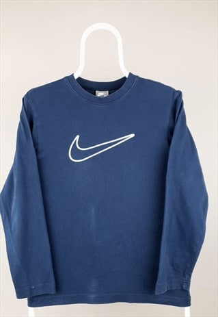 vintage navy blue nike sweatshirt