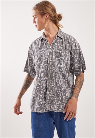 VINTAGE PATTERNED FESTIVAL SHORT SLEEVE SHIRT