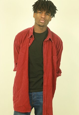 VINTAGE WINE CORD SHIRT