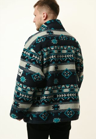 90S VINTAGE OLDSCHOOL SWITZERLAND LINED FLEECE JUMPER 16113