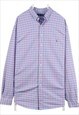Vintage 90's Ralph Lauren Shirt Tartened lined Check Long