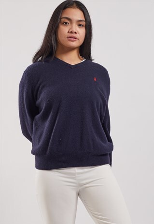 VINTAGE RALPH LAUREN V-NECK JUMPER