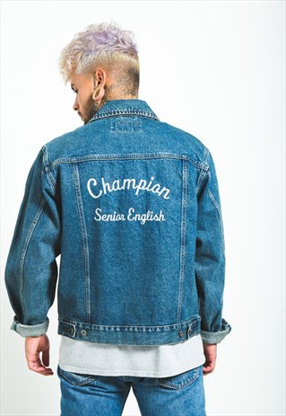 VINTAGE 80S WRANGLER BASIC DENIM JACKET / S6756
