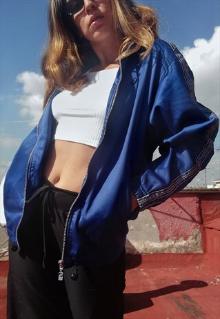 90'S ASICS ACETATE SWEATSHIRT