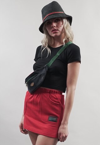 VINTAGE 80'S MISSONI RED MINI SKIRT