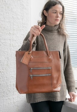 Vintage 70's Brown Bohemian Bag
