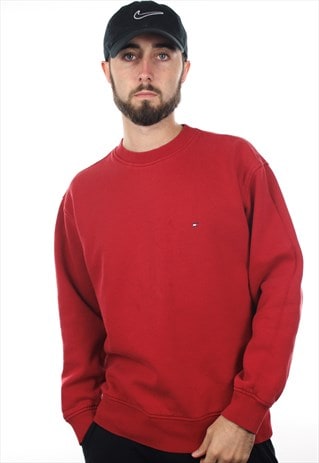 VINTAGE TOMMY HILFIGER SMALL LOGO SWEATSHIRT JUMPER