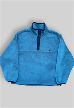 Vintage Woolrich Button Up Synchilla Fleece in Blue