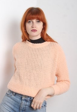 Vintage Fisherman Knit Jumper Pink RL