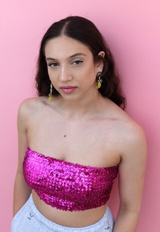 DIAMOND ASSSYMETRICAL PIN EAPPLE EARRINGS