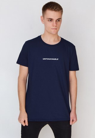 NAVY UNTOUCHABLE T-SHIRT
