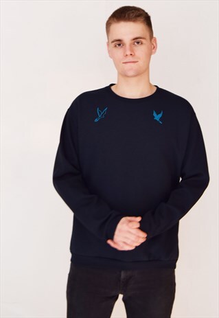 NAVY GE BIRDS (BLUE) SWEATSHIRT