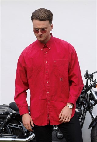 TOMMY HILFIGER USA VINTAGE LUST RED SHIRT