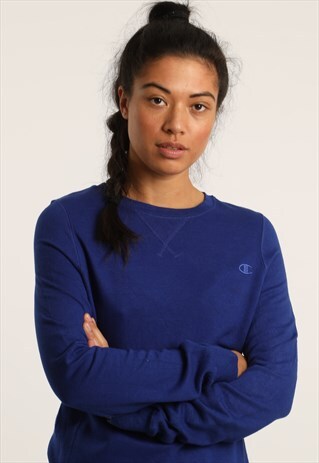 VINTAGE CHAMPION EMBROIDERED LOGO SWEATSHIRT
