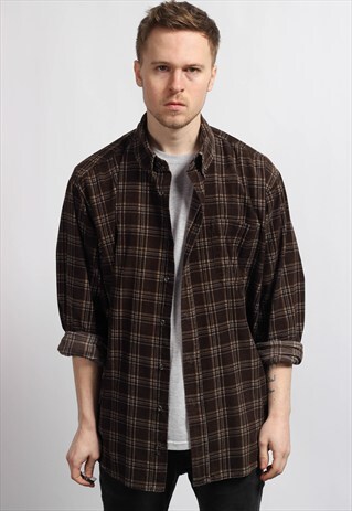 VINTAGE OVERSIZED CORDUROY SHIRT