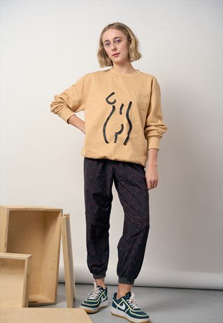 NUDES SILHOUETTE APPLIQUE SWEATSHIRT
