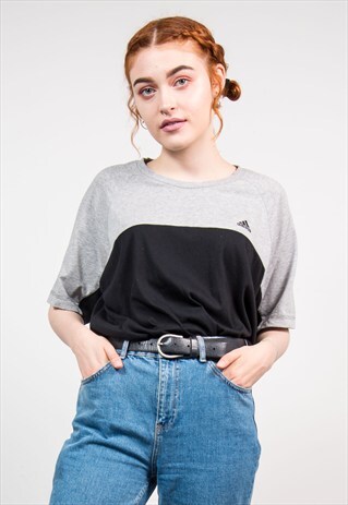 90'S VINTAGE COLOURBLOCK ADIDAS T-SHIRT