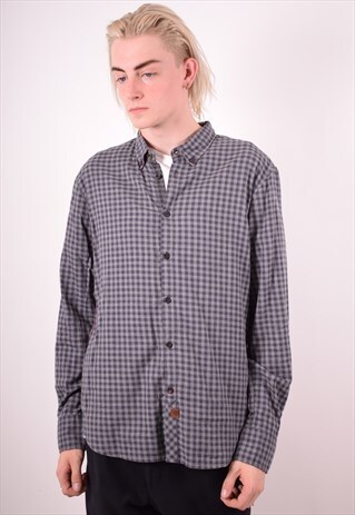 NAPAPIJRI MENS VINTAGE SHIRT XL MULTI CHECK 90S