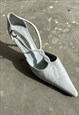 VINTAGE LATE 90S POINTED SHOES WITH BRAIDED STRAPS