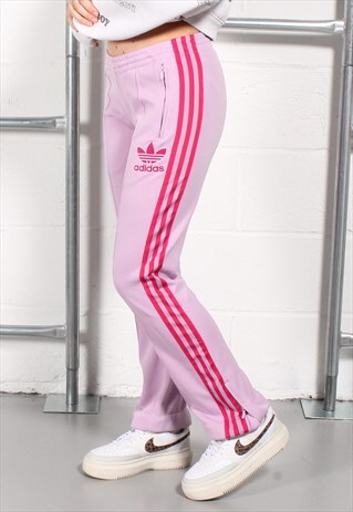 VINTAGE ADIDAS ORIGINALS JOGGERS PINK LOUNGE TRACKIES SMALL