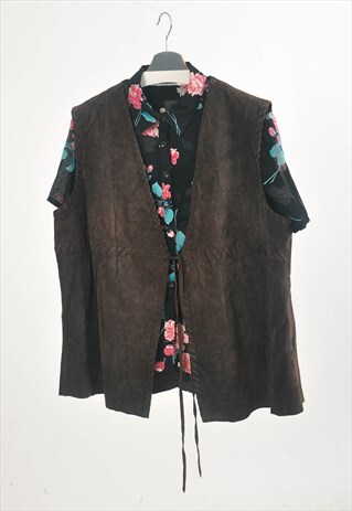 VINTAGE 90S SUEDE LEATHER VEST