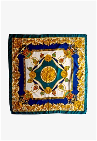 Vintage Pierre Balmain Paris Hot Air Balloon Scarf